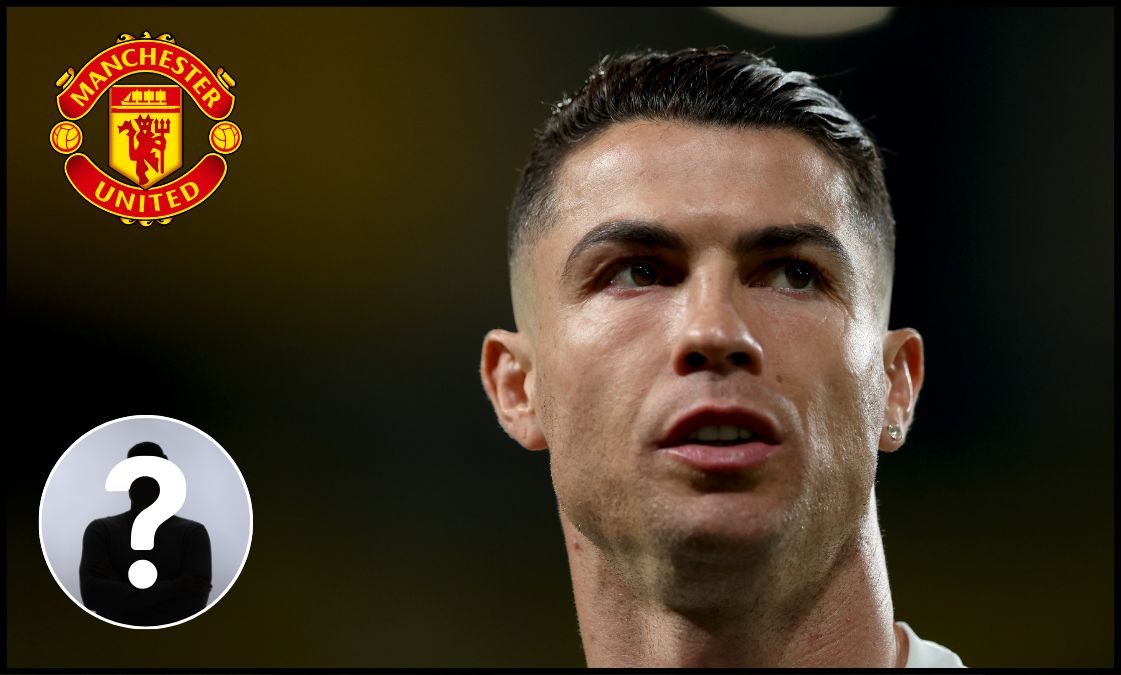 Cristiano Ronaldo looking on