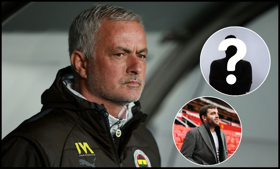 Jose Mourinho looking on