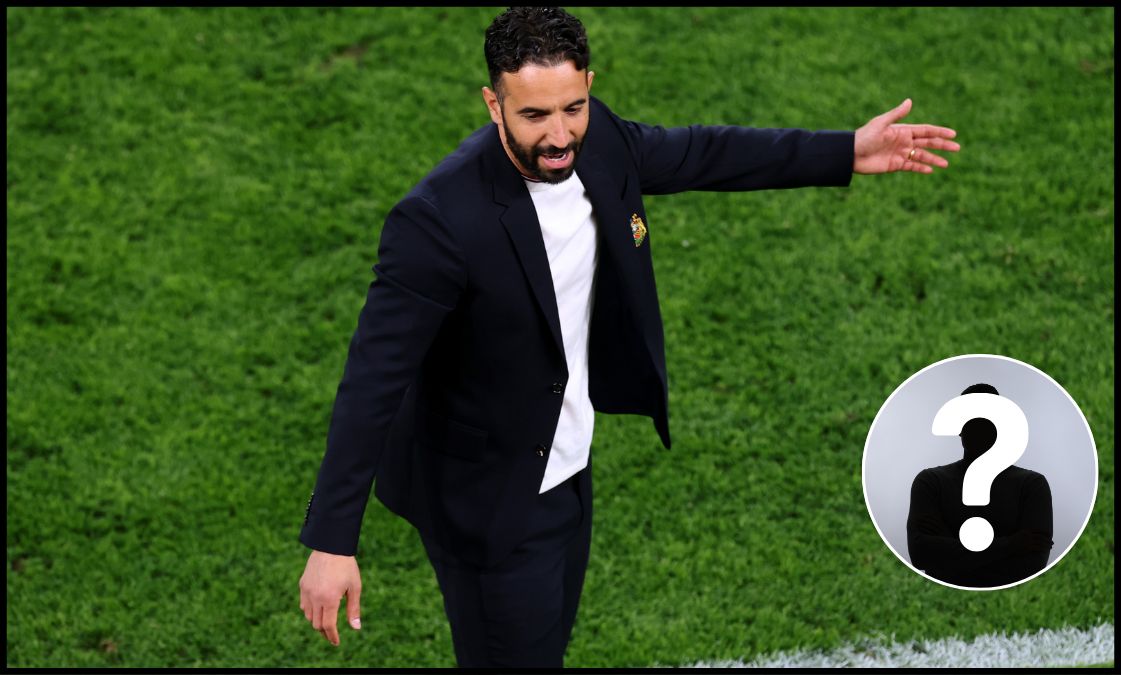 Ruben Amorim on the sidelines