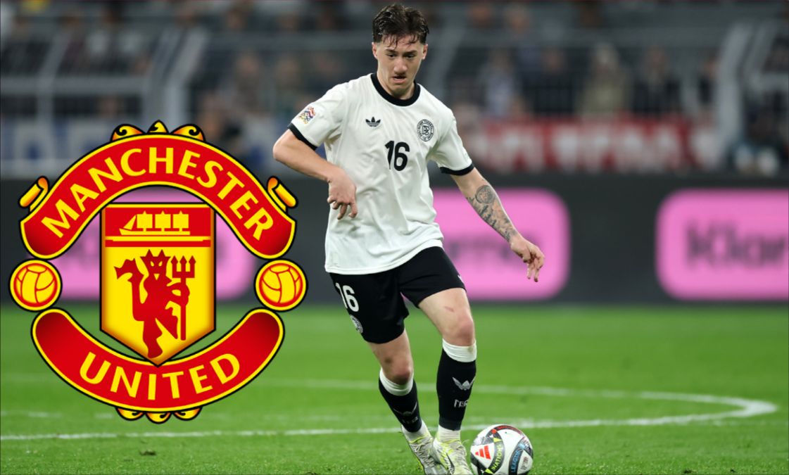 Angelo Stiller in action for Germany