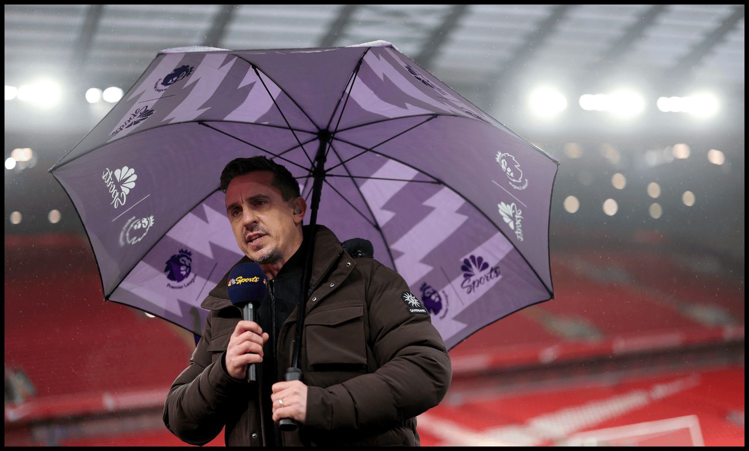 Gary Neville on punditry for NBC Sports.