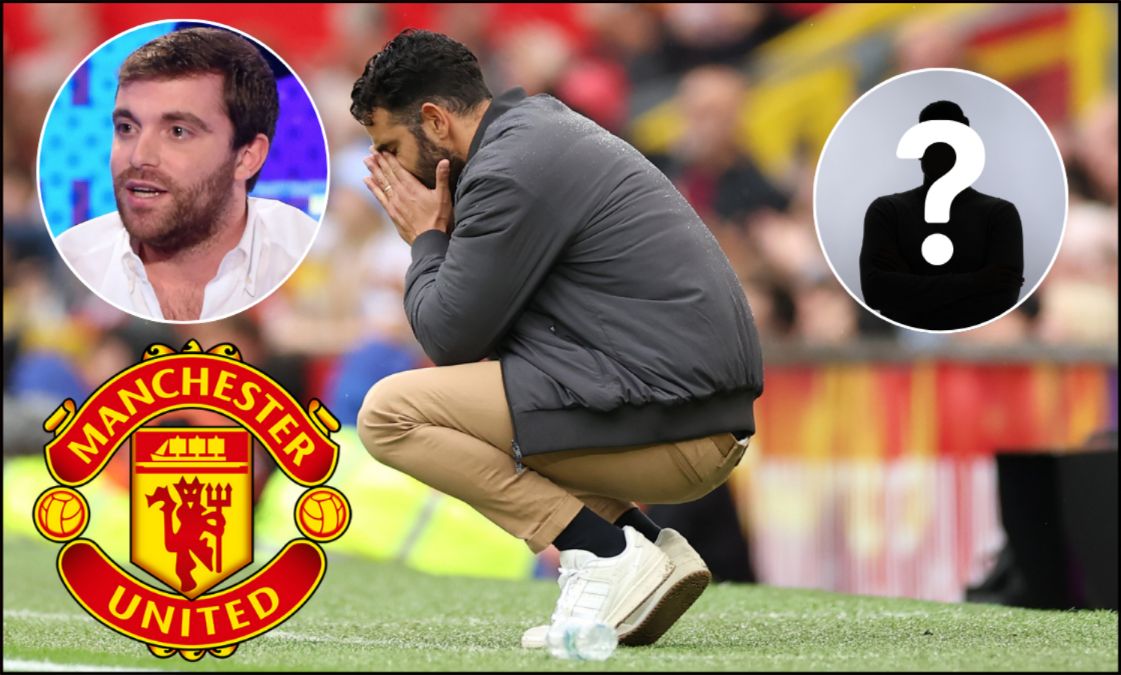 Ruben Amorim dejected on the sidelines