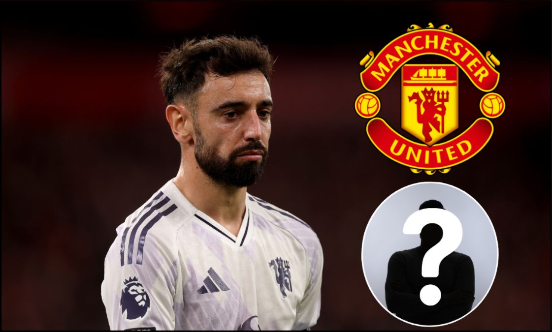 Bruno Fernandes looking on