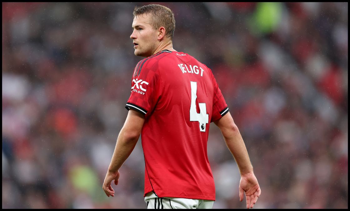 Matthijs de Ligt in action for Man Utd