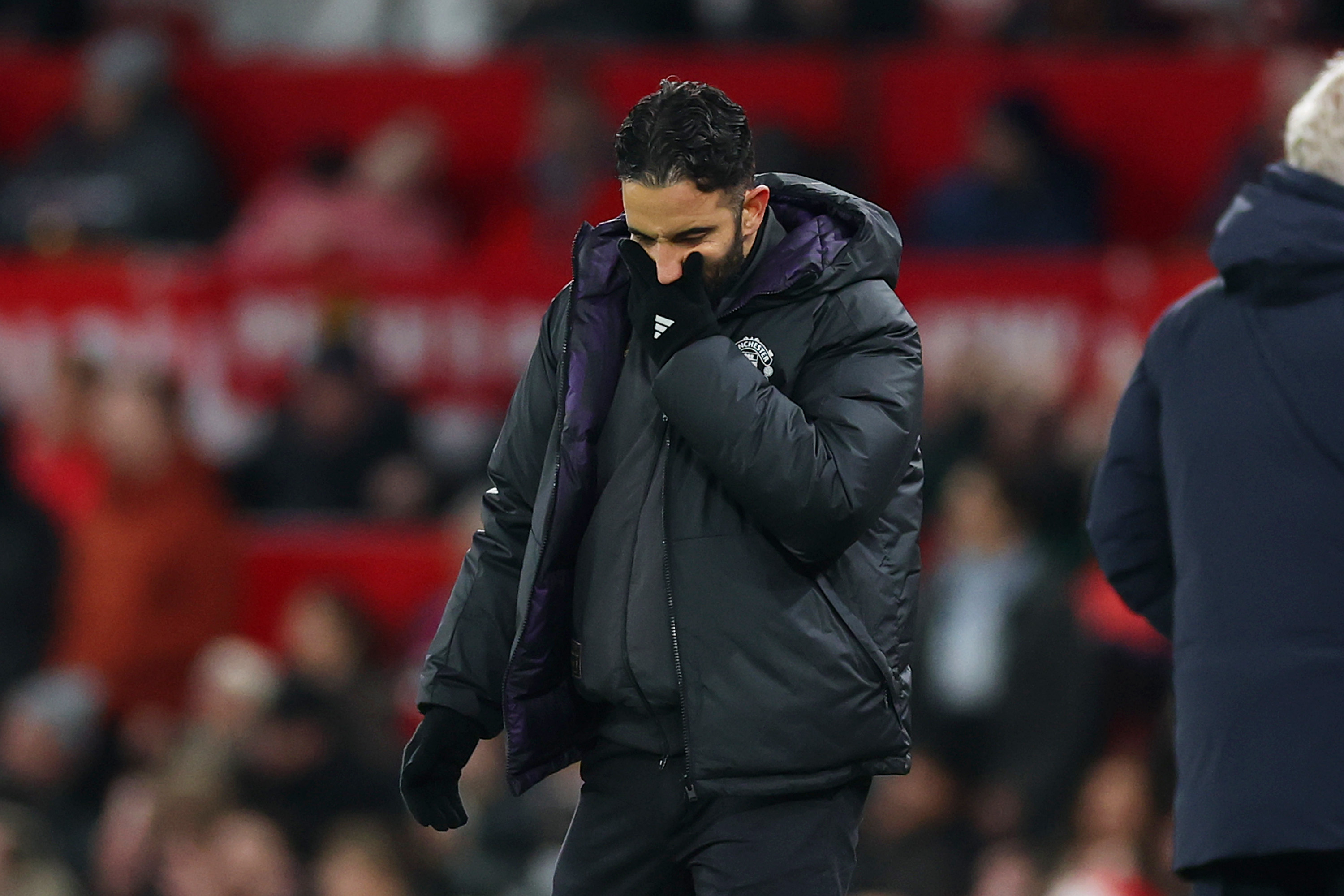 Ruben Amorim looking distraught