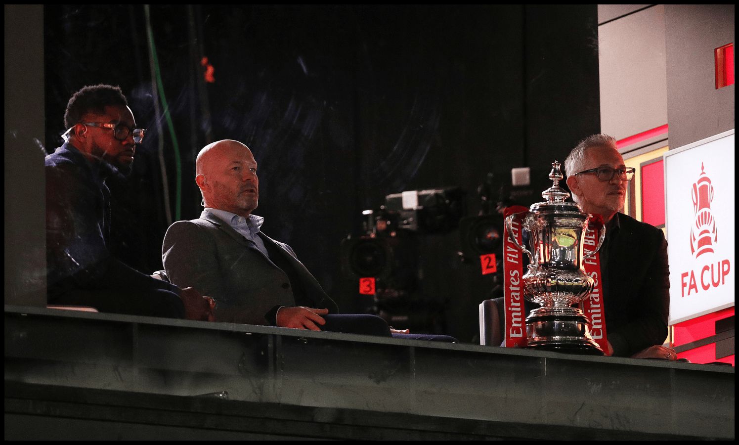 Alan Shearer, Micah Richards and Gary Lineker on FA Cup punditry.