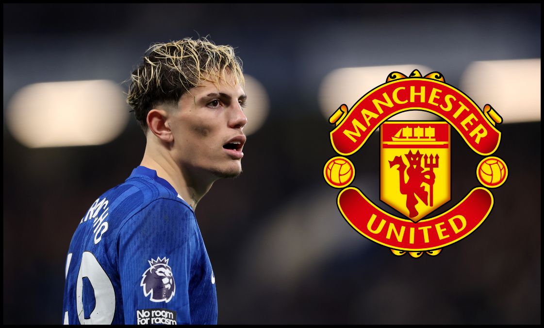 Alejandro Garnacho in action for Chelsea