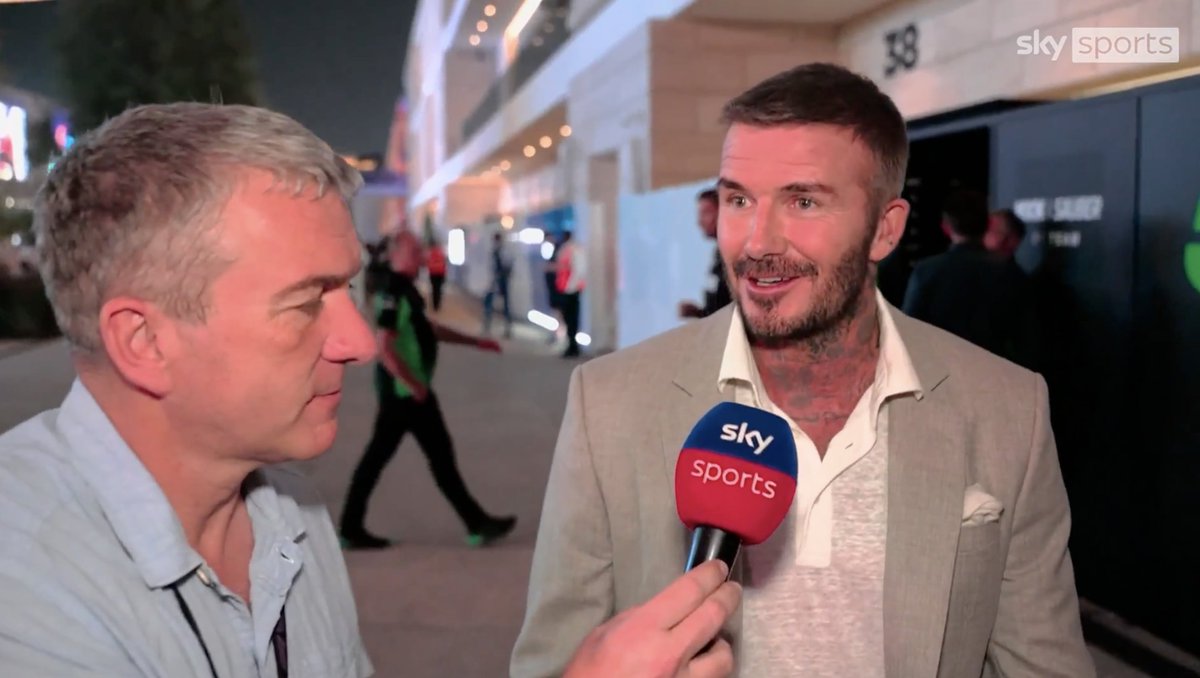 David Beckham chats with Sky Sports.