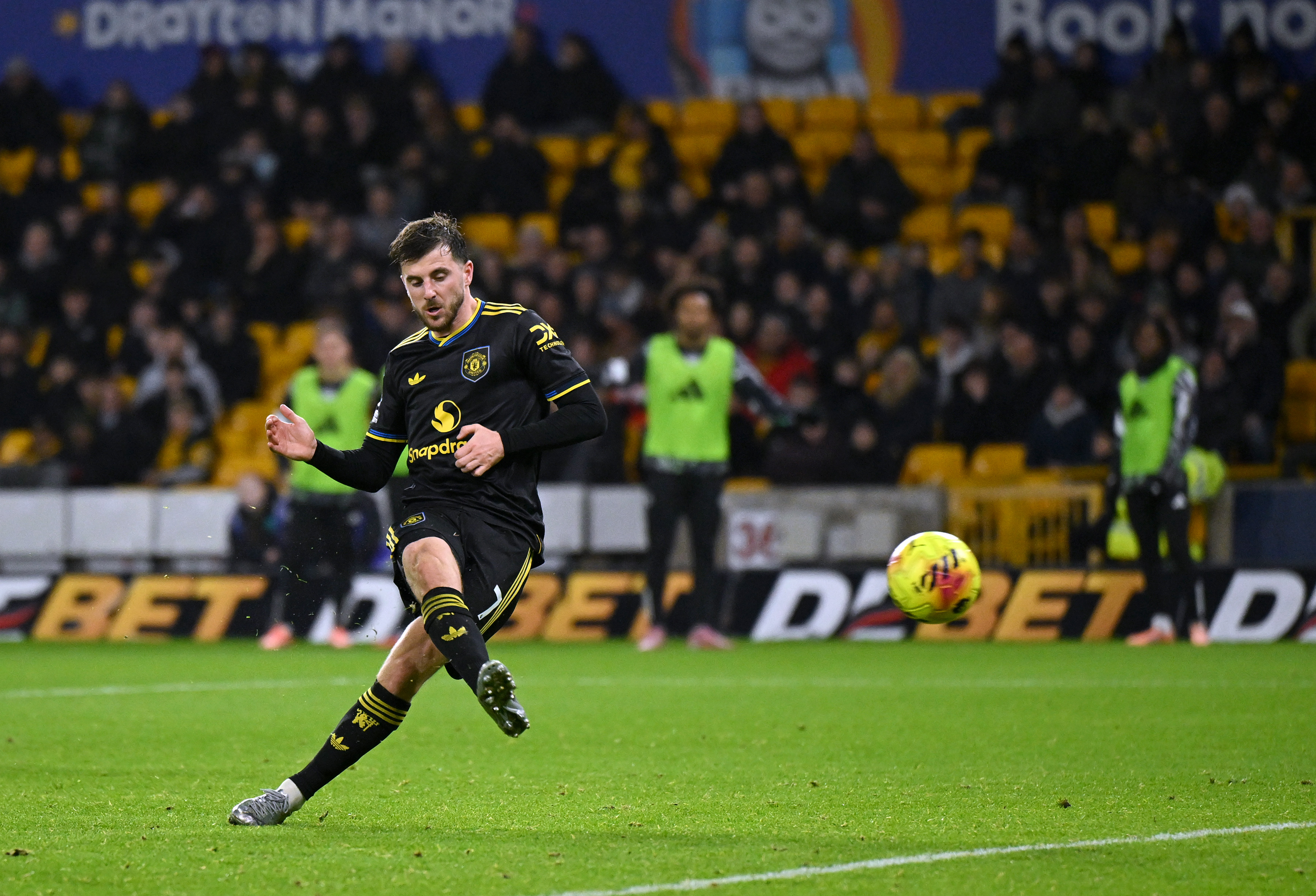 Mason Mount scores against Wolves.