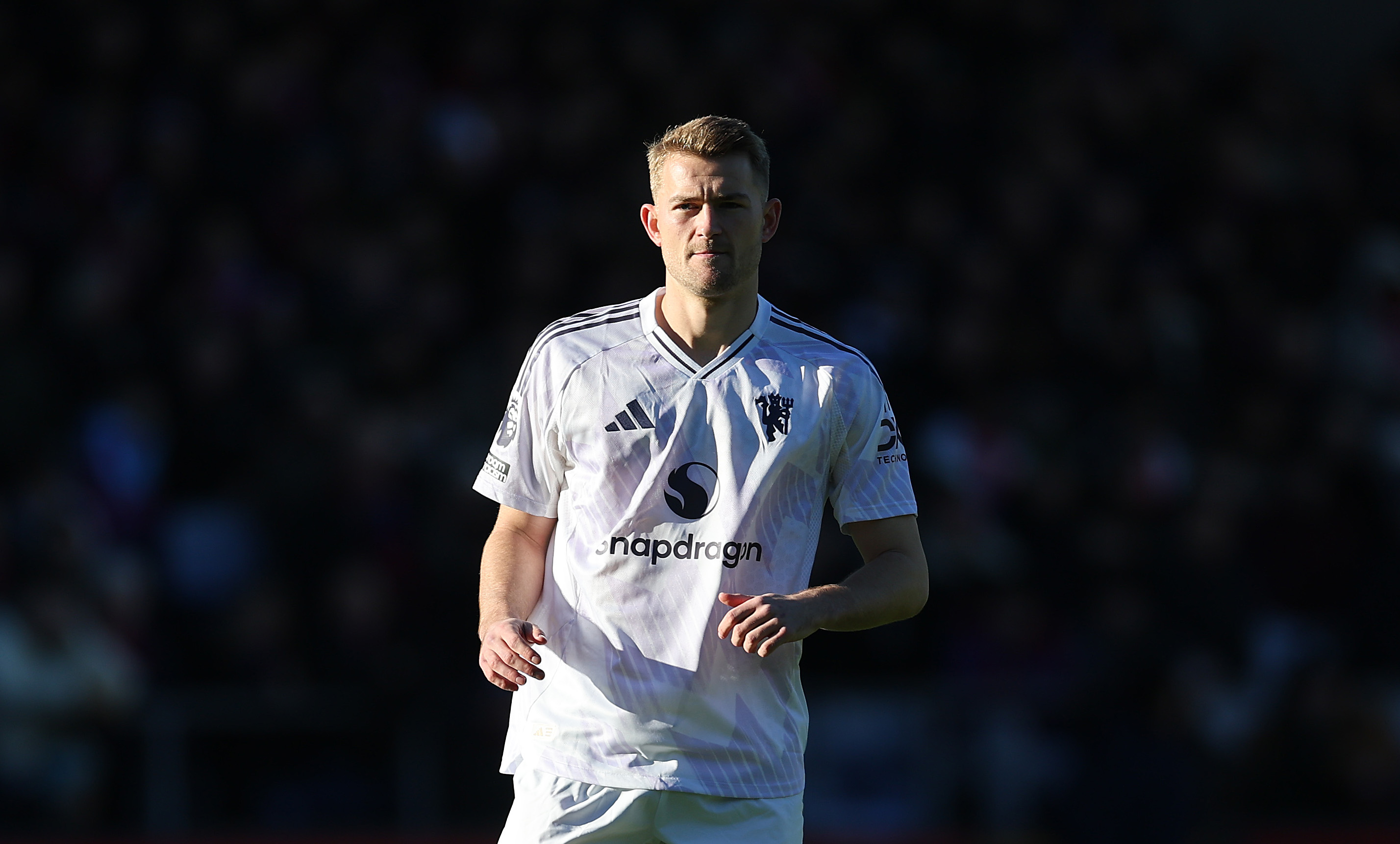 Matthijs de Ligt looks on while in action at Selhurst Park.