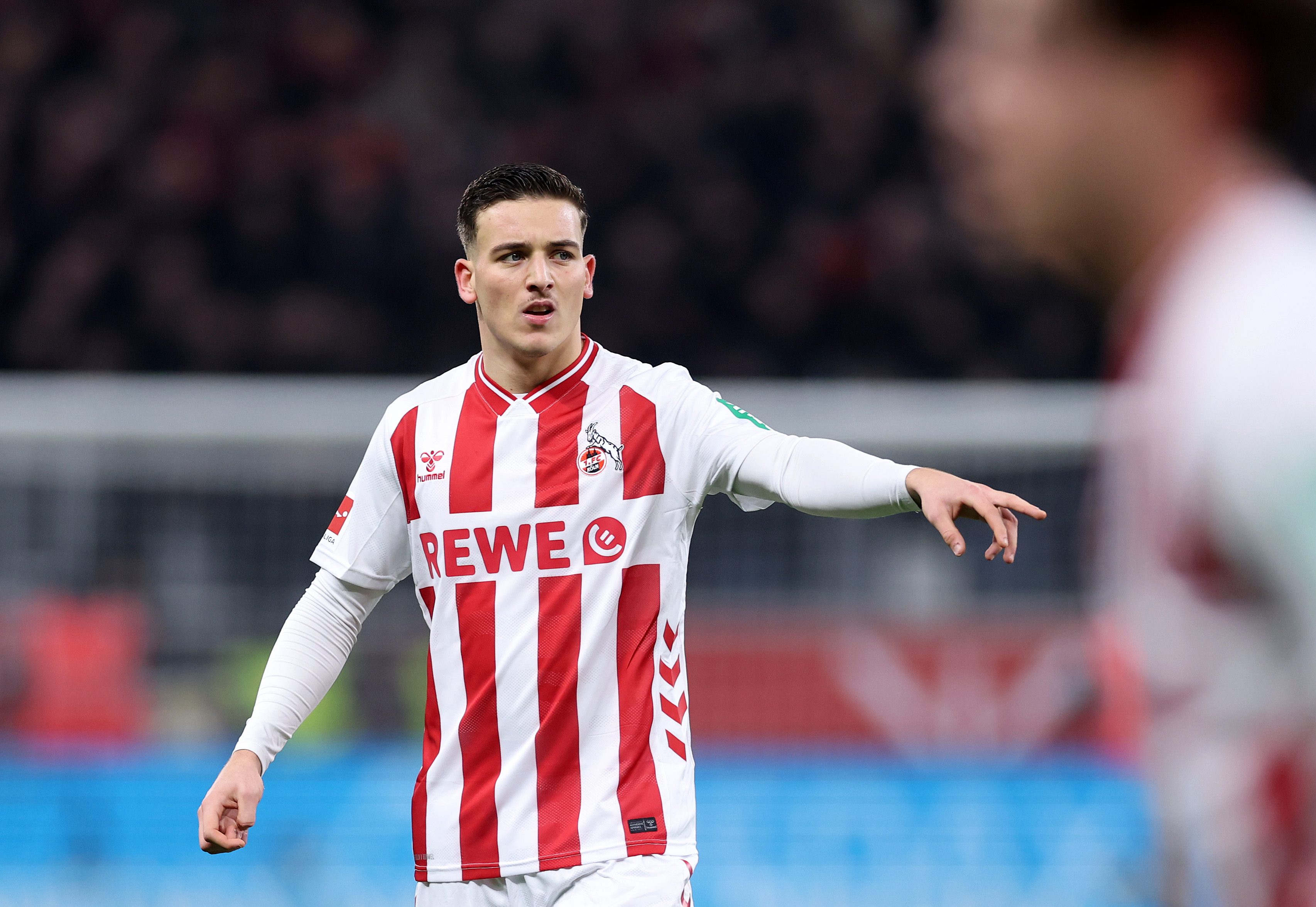 Said El Mala of 1.FC Koln gesture during the Bundesliga match