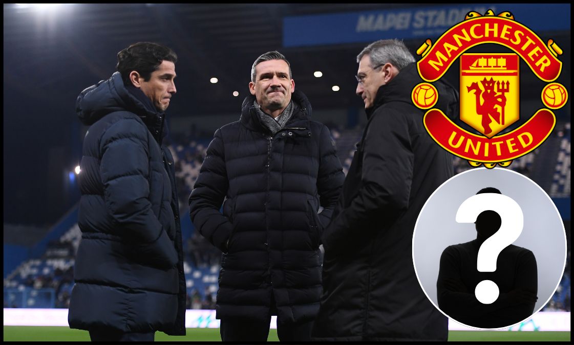 Juventus officials Damien Comolli, Marco Ottolini, and Francois Modesto