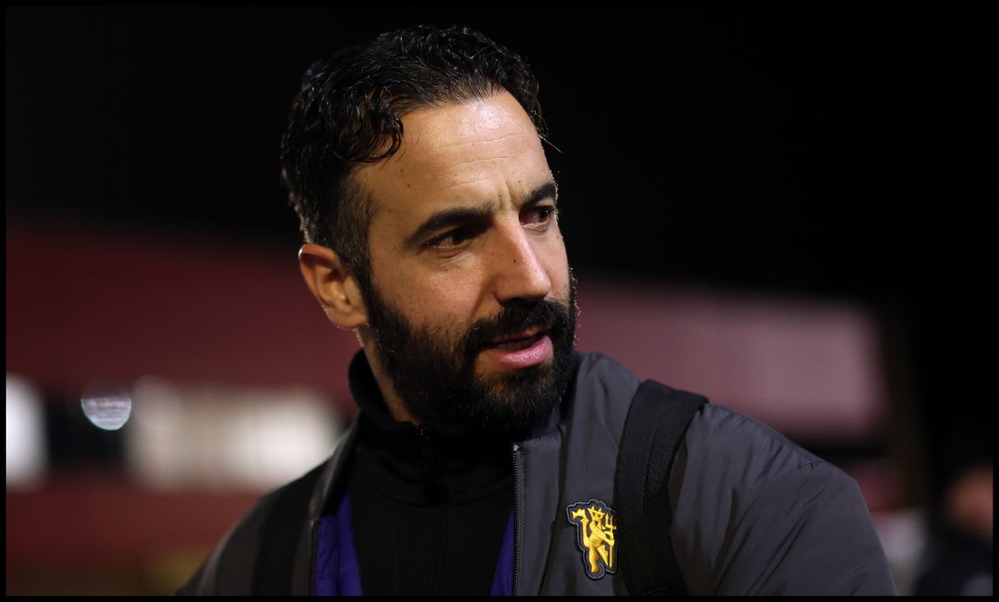 Ruben Amorim looking on