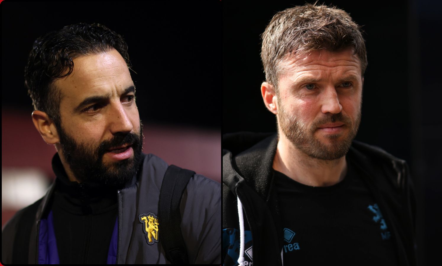 Ruben Amorim and Michael Carrick