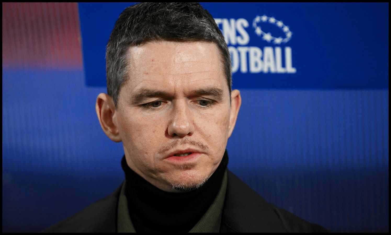 MADRID, SPAIN - FEBRUARY 12: Mark Skinner, Manager of Manchester United, looks on prior to the UEFA Women's Champions League 2025/26 KO play-offs First Leg match between Club Atletico de Madrid and Manchester United Women at Atlético de Madrid Centro Deportivo Alcalá de Henares on February 12, 2026 in Madrid, Spain.