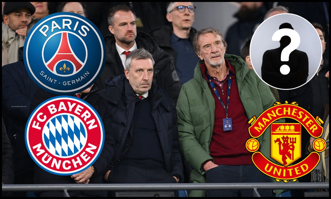 Man United board in the stands