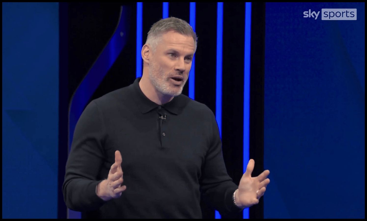 Jamie Carragher talks on Sky Sports.