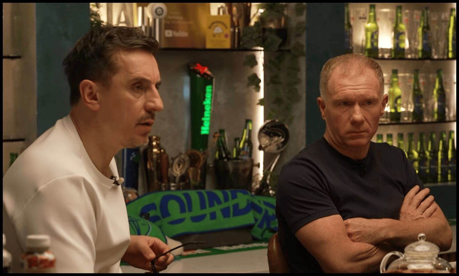 Gary Neville and Paul Scholes talk on Stick to Football.