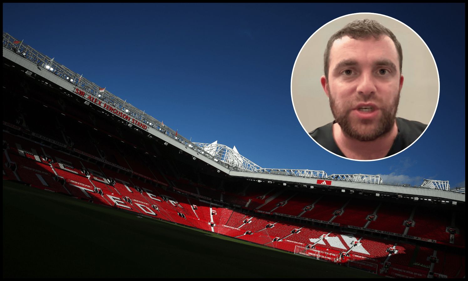MANCHESTER, ENGLAND - OCTOBER 25: General view inside the stadium prior to the Premier League match between Manchester United and Brighton & Hove Albion at Old Trafford on October 25, 2025 in Manchester, England.