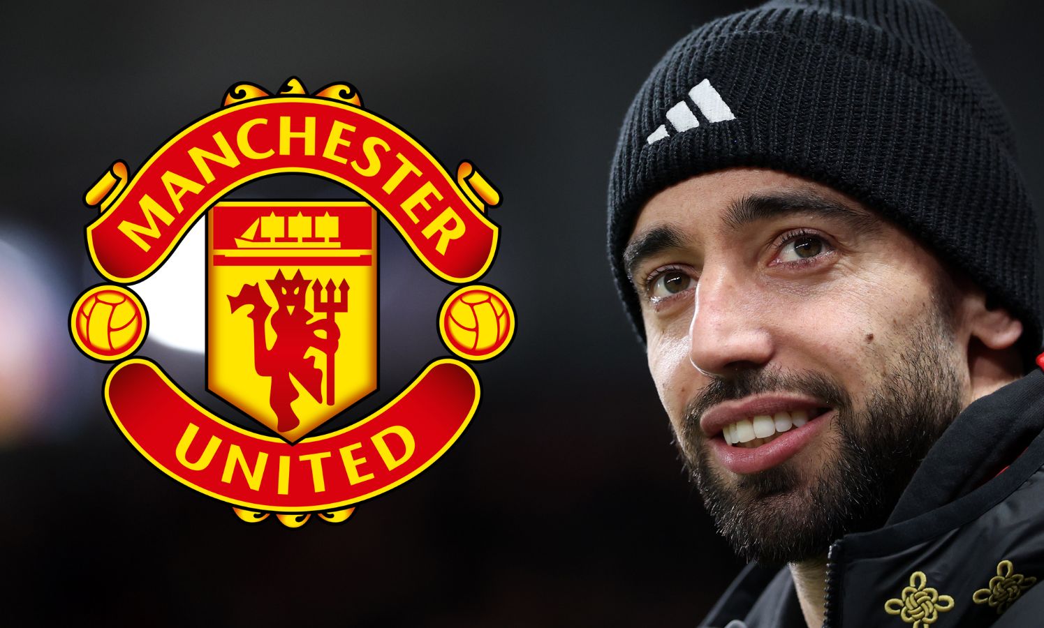 Bruno Fernandes similing